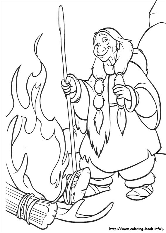 Brother Bear coloring picture